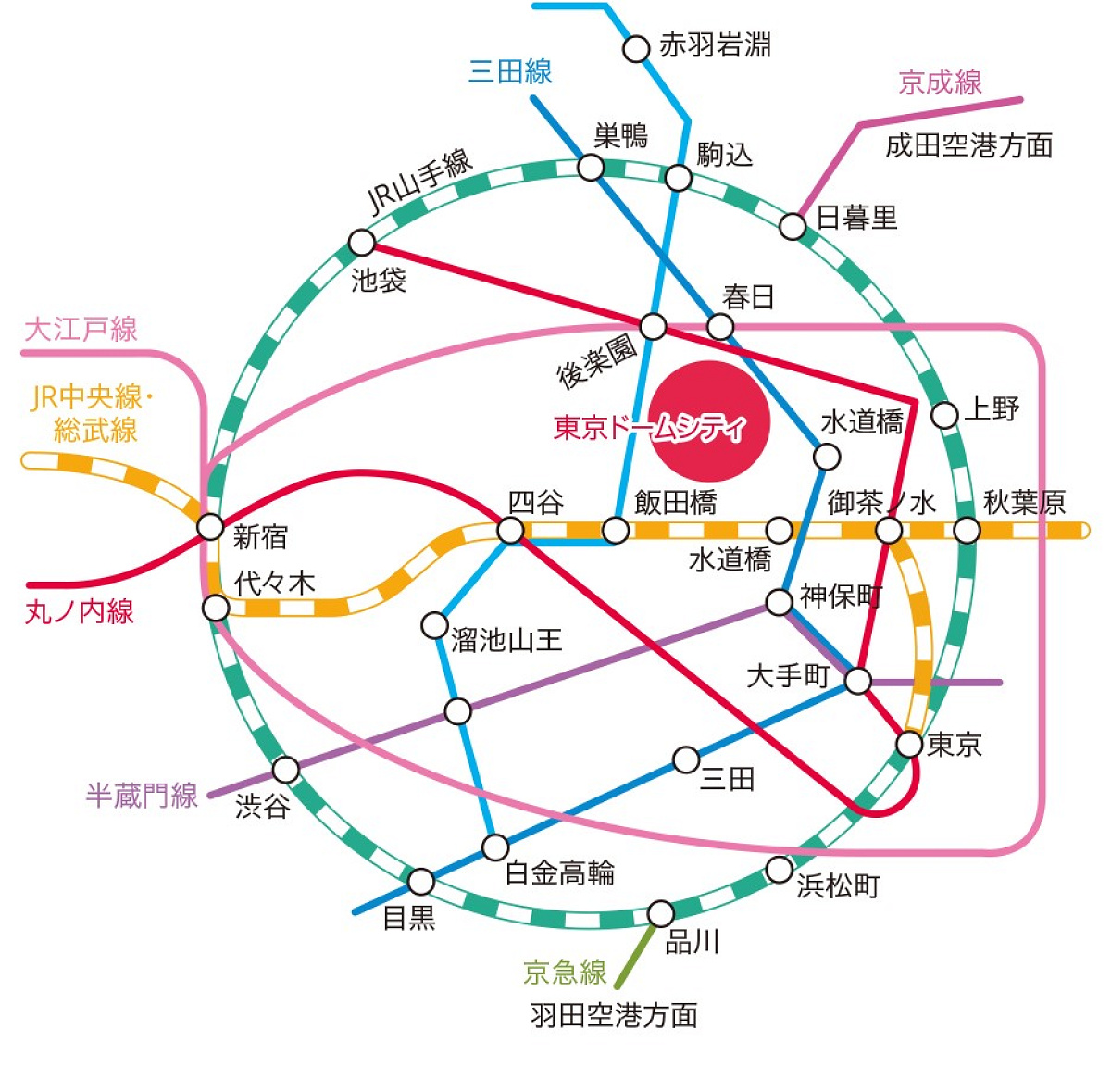 車でのアクセスマップ