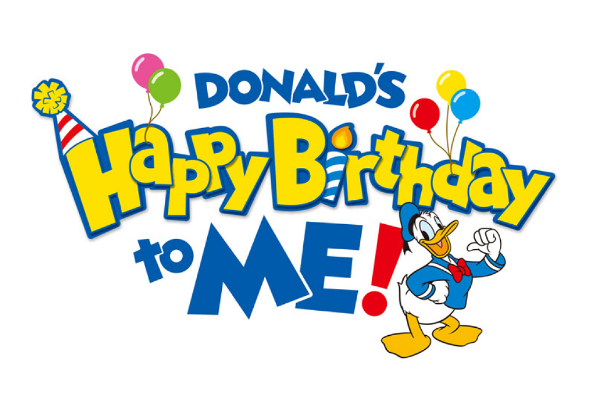 ドナルドのお誕生日をお祝いしてもらうアピール