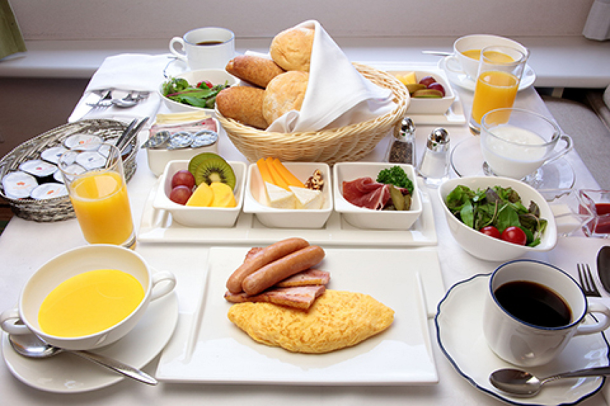 東京ベイ舞浜ホテルの朝食：セレクトブレックファースト（ルームサービス）