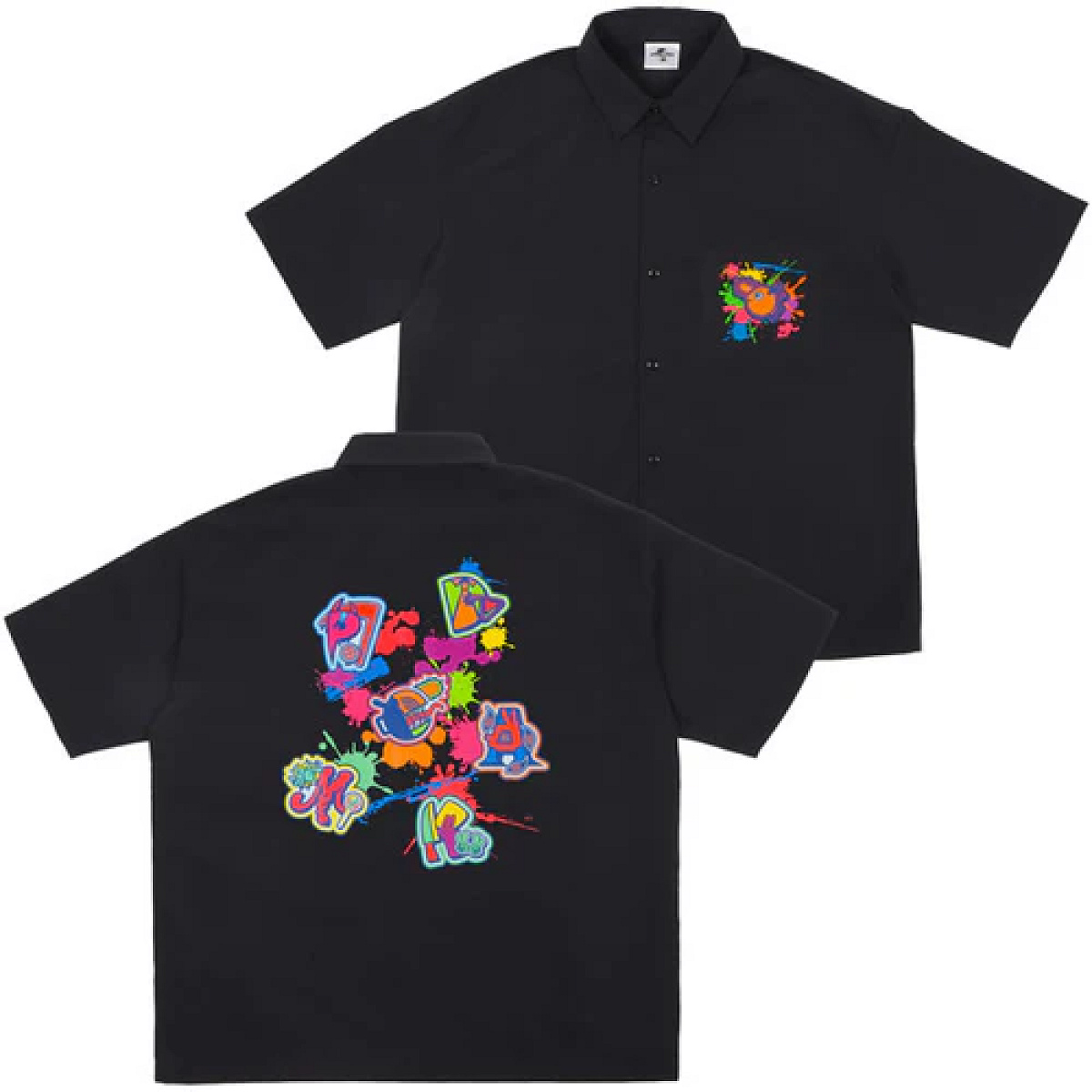 チェンソーマンTシャツ(黒)