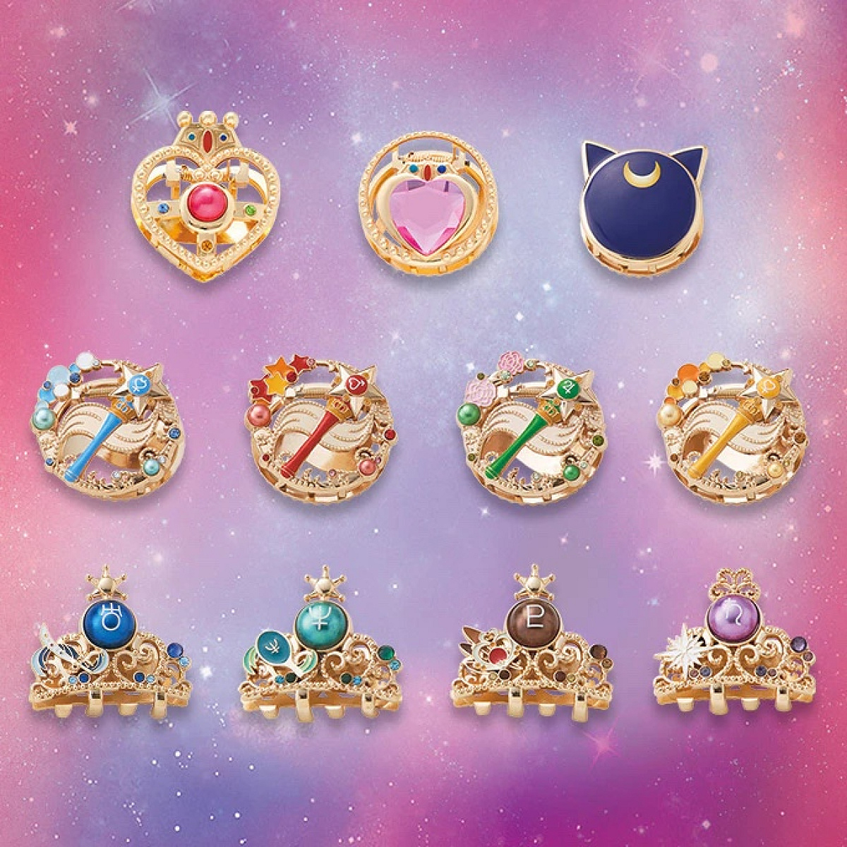 コレクタブルヘアクリップ（USJ×セーラームーングッズ）| キャステル 