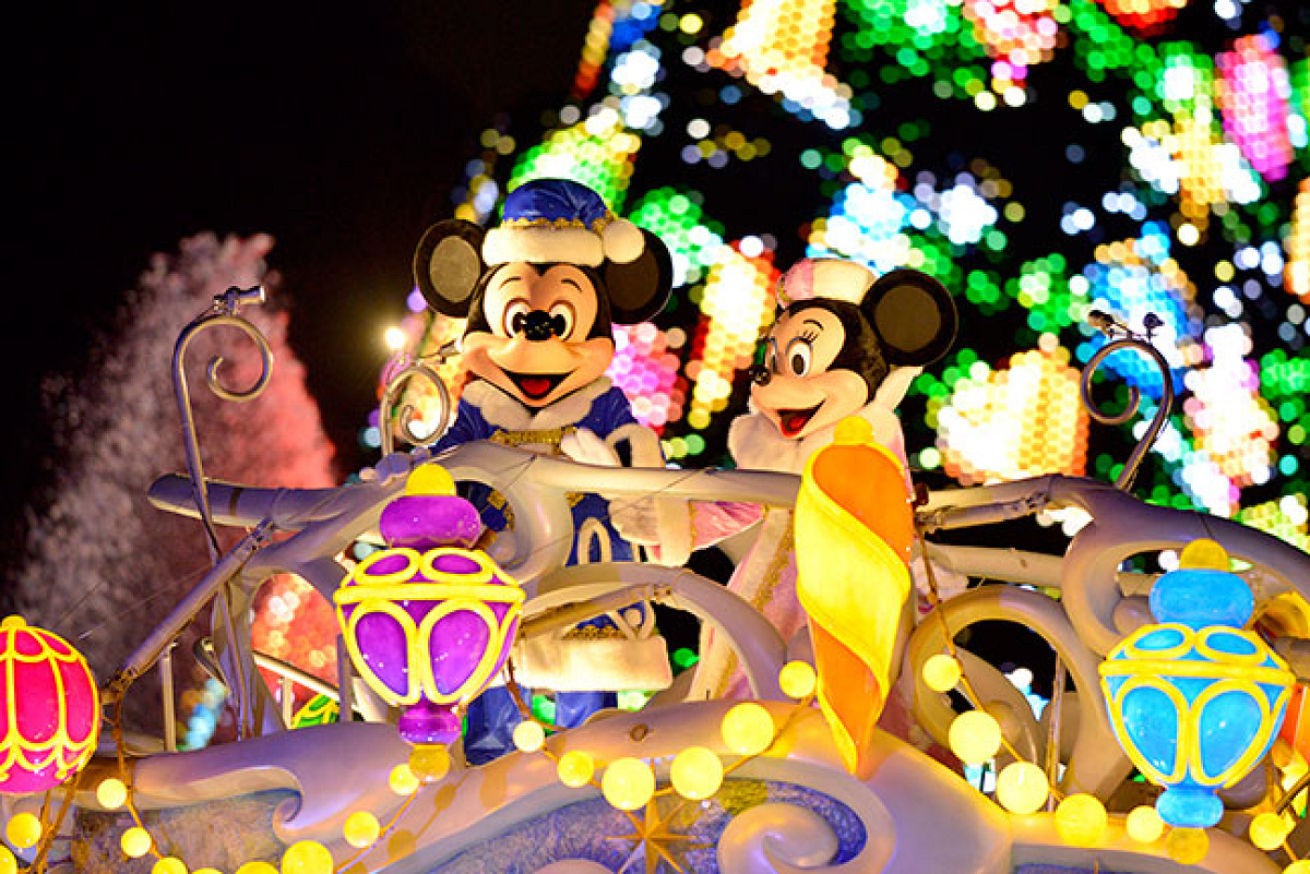 カラー・オブ・クリスマスのミッキーとミニー| キャステル | CASTEL