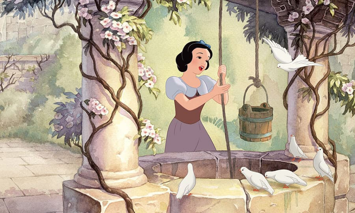 ディズニー Disney White 白雪姫 ドーピー セル画 ディズニー 白雪姫