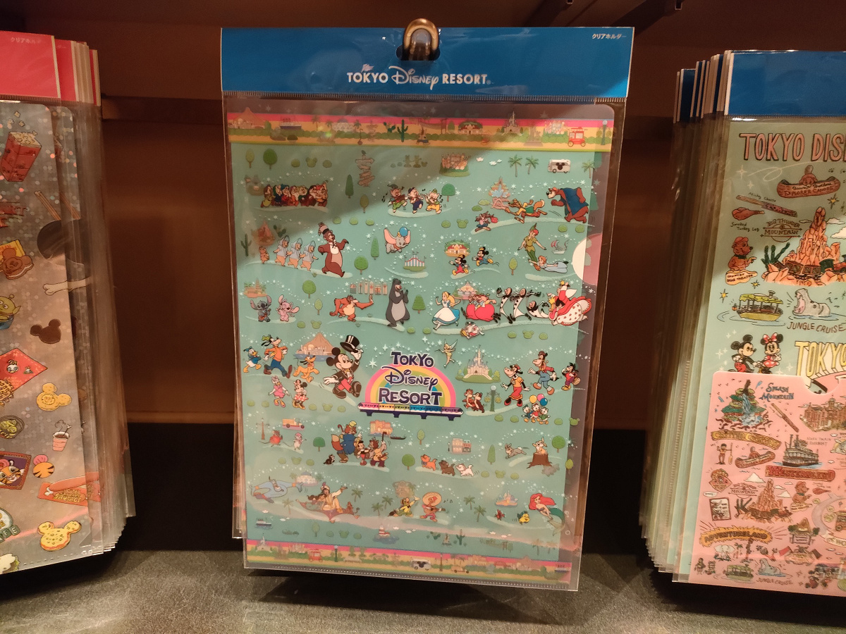 クリアファイル（ディズニーリゾートデザイン）| キャステル | CASTEL