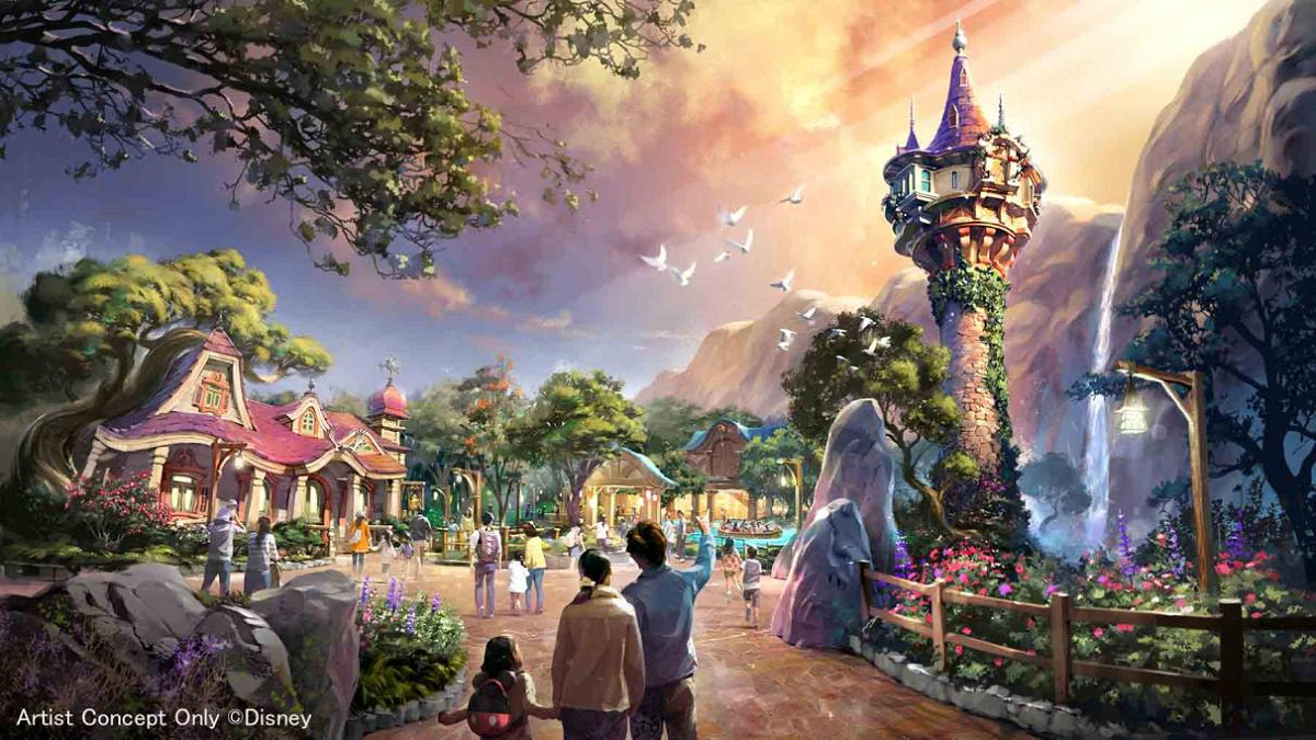 ディズニーシー拡張：『塔の上のラプンツェル』エリア | キャステル