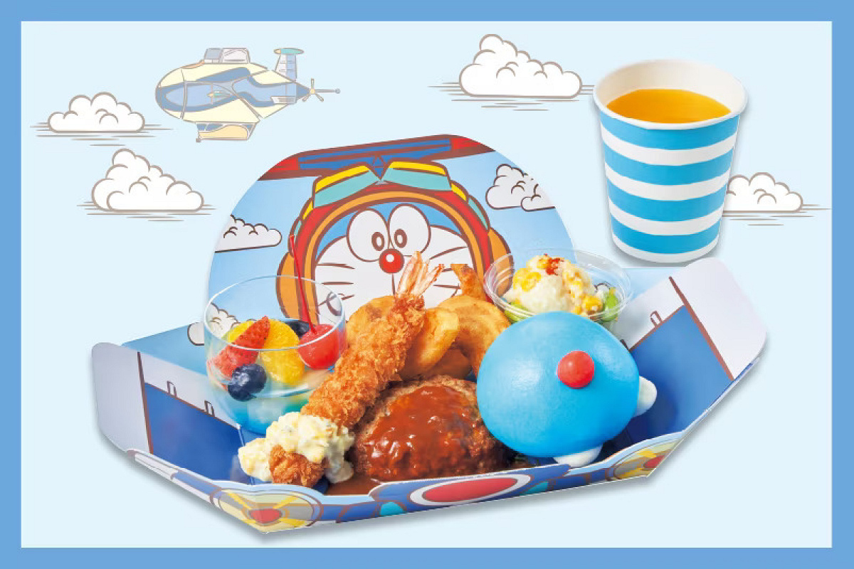 ドラえもん わくわくキッズプレートセット／USJ×ドラえもんフード2023