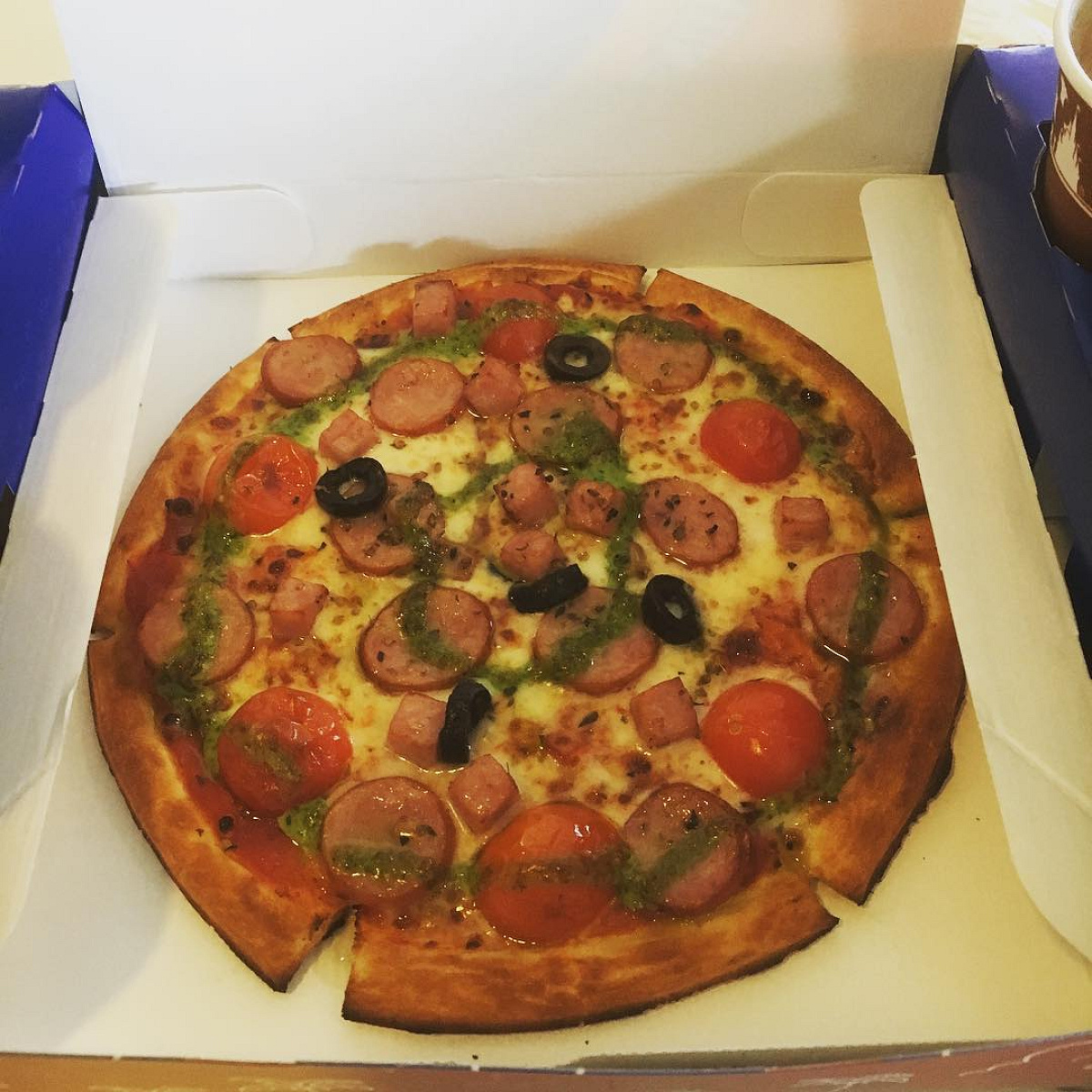 ダブルソーセージピザ（720円）