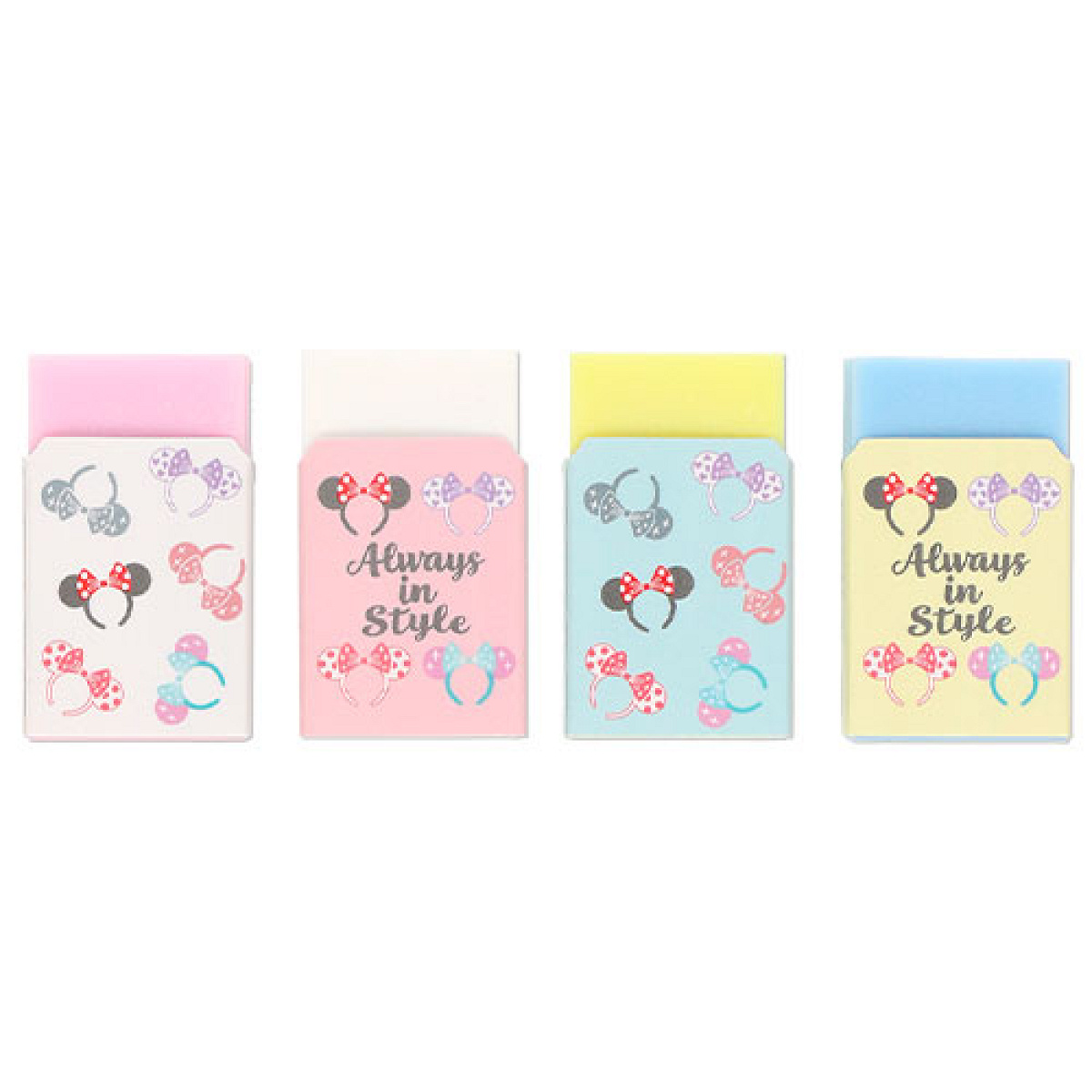 消しゴム〈AIR－IN〉セット（ディズニーカチューシャ柄グッズ