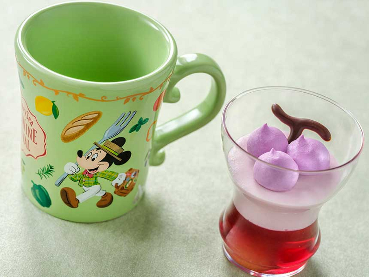 グレープゼリー＆ムース、スーベニアカップ付き