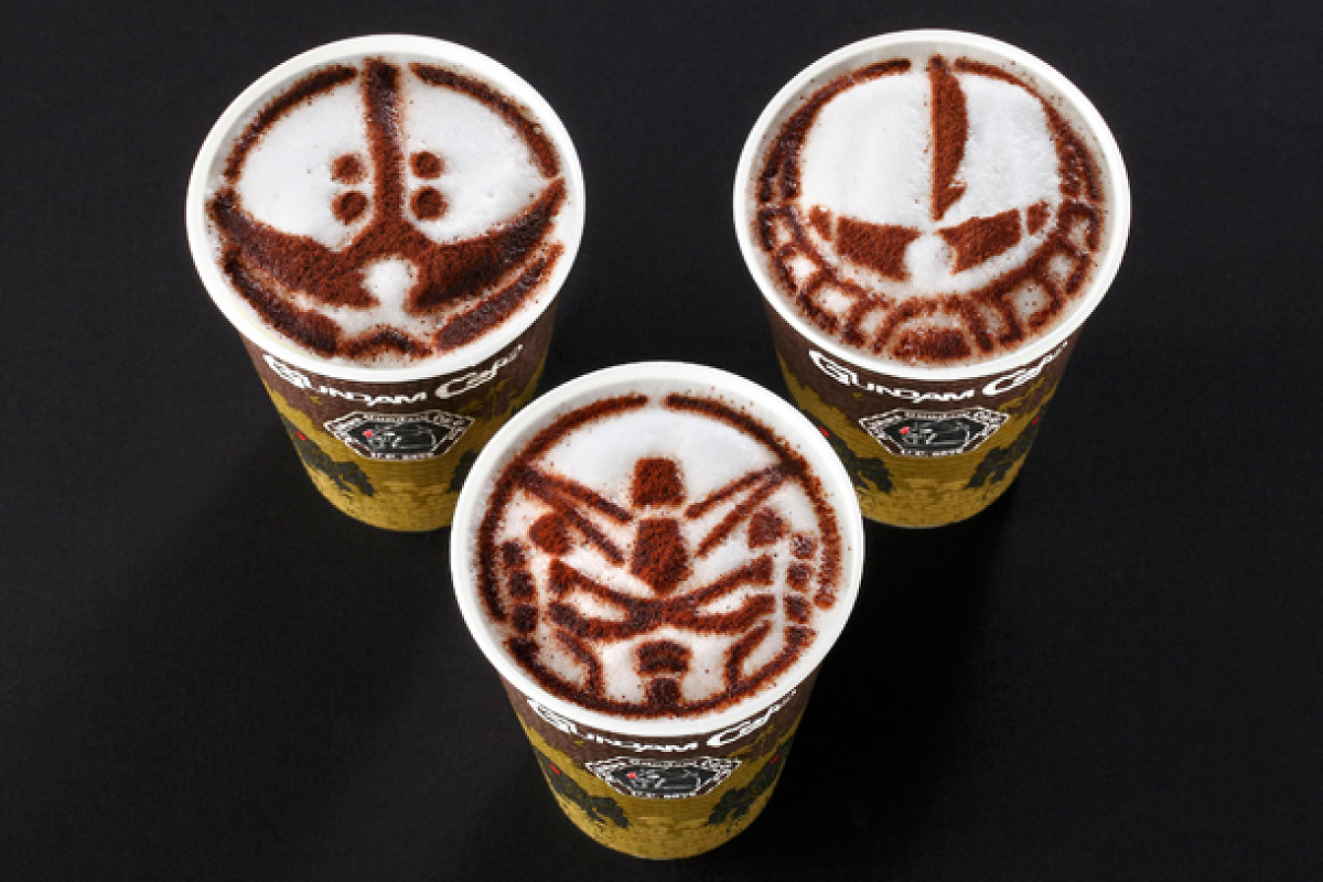 ガンダムカフェのラテ