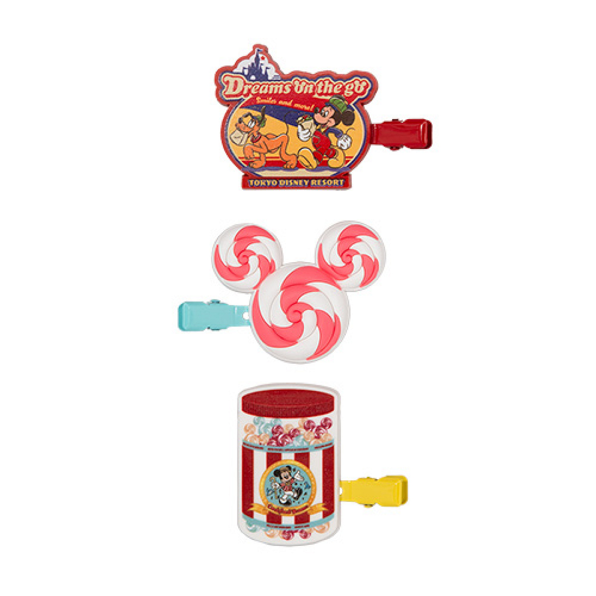 ヘアクリップセット(ディズニーグローサリーストアグッズ)| キャステル