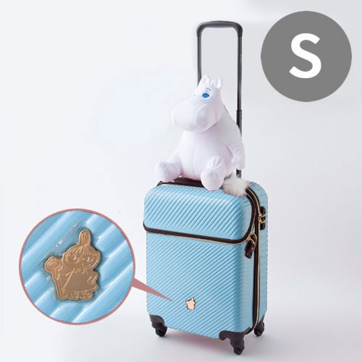 ヘッドオープンキャリーケースS（ムーミンぬいぐるみネック