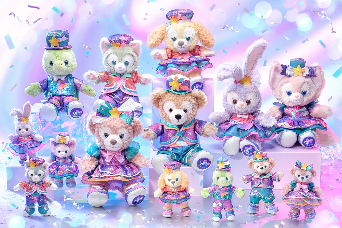 香港ディズニー 20周年 フィギュア 香港ディズニー 20周年 ミッキー ミニー オーナメント フィギュア