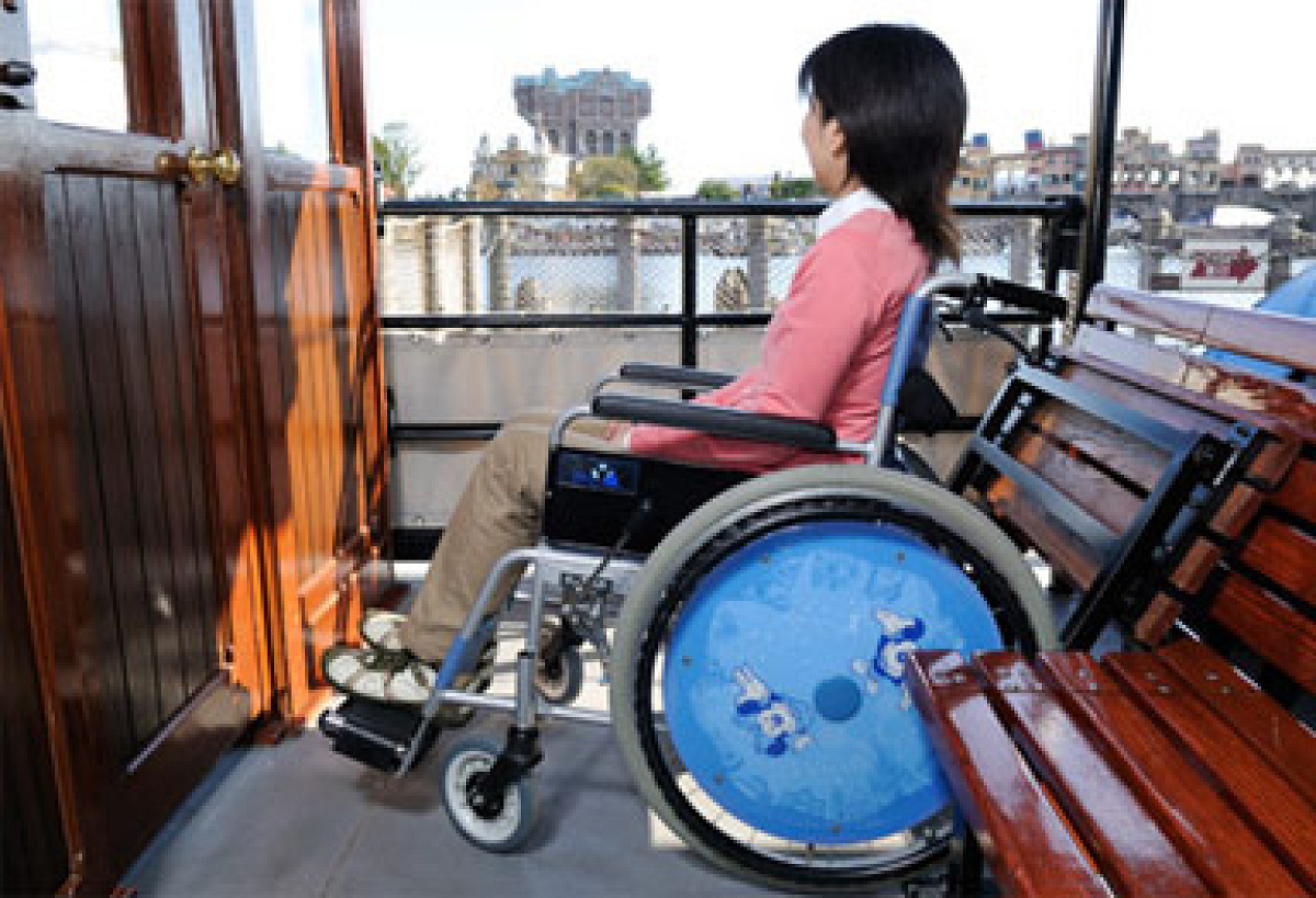「トランジットスチーマーライン」の車椅子での利用方法