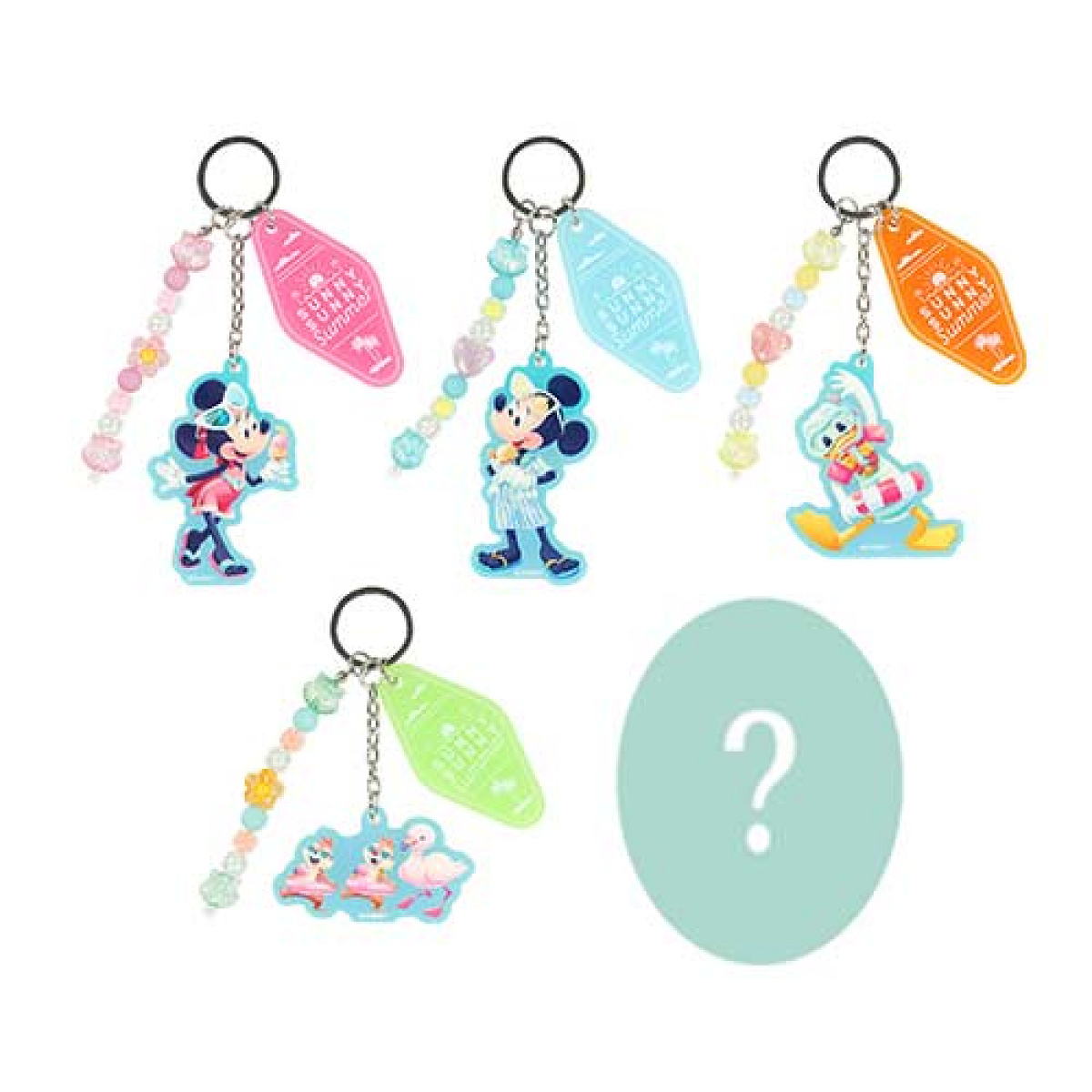 キーチェーンセット(ディズニー夏グッズ2025SUNNY SUNNY Summer