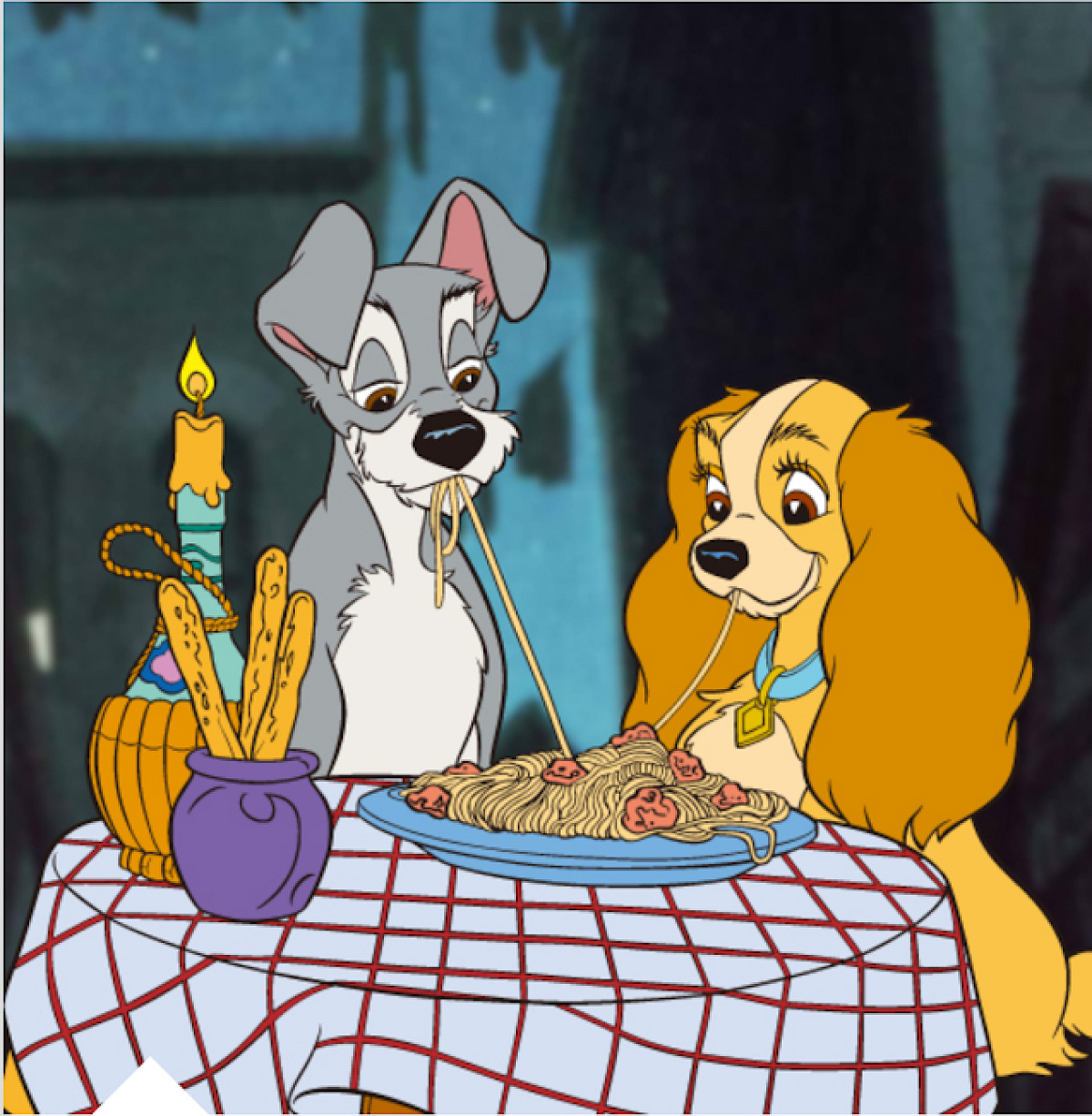 ディズニー　セル画　レディー＆トランプ ディズニーセル画わんわん物語レディー＆トランプ