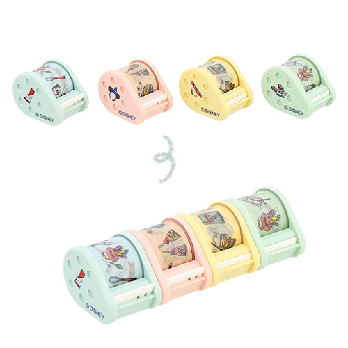 マスキングテープ〈Bobbin〉セット| キャステル | CASTEL ディズニー情報