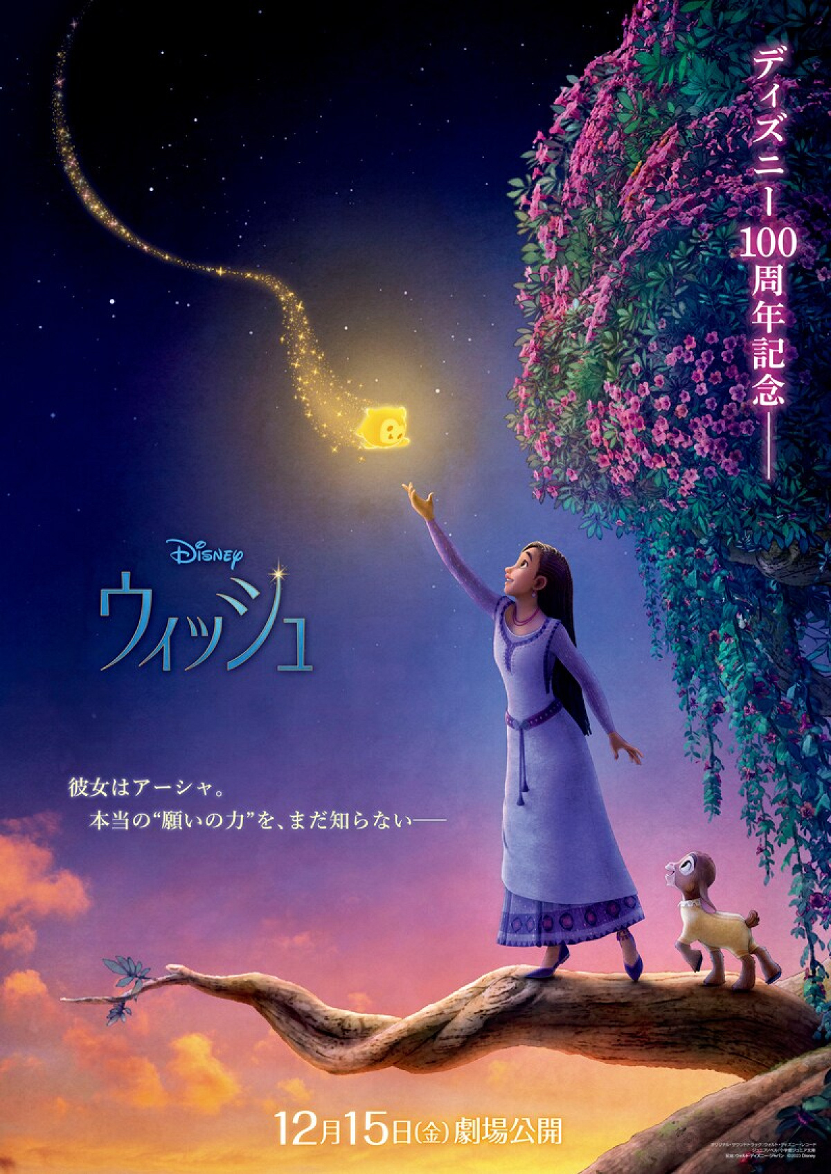 映画『ウィッシュ』の日本版ティザーポスター