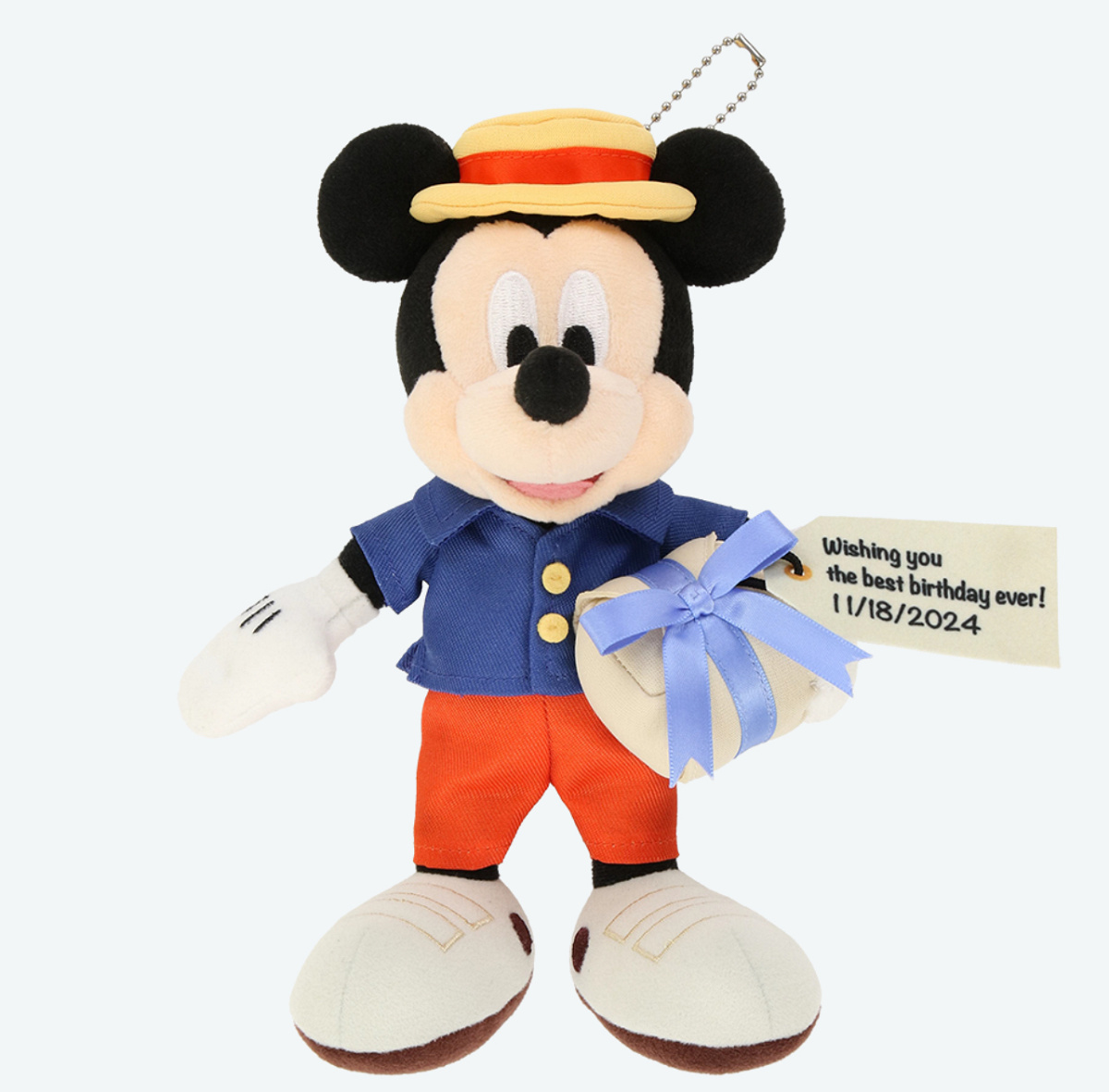 ミッキー誕生日ぬいぐるみバッジ2024| キャステル | CASTEL ディズニー情報