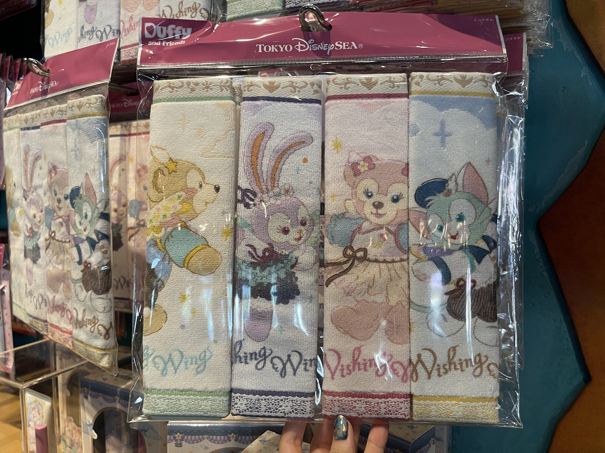ダッフィー&フレンズ　ウィッシング・ウィングス　シェリーメイ　ミニタオル ミニタオルセット】ディズニー ウィッシング ウィングス