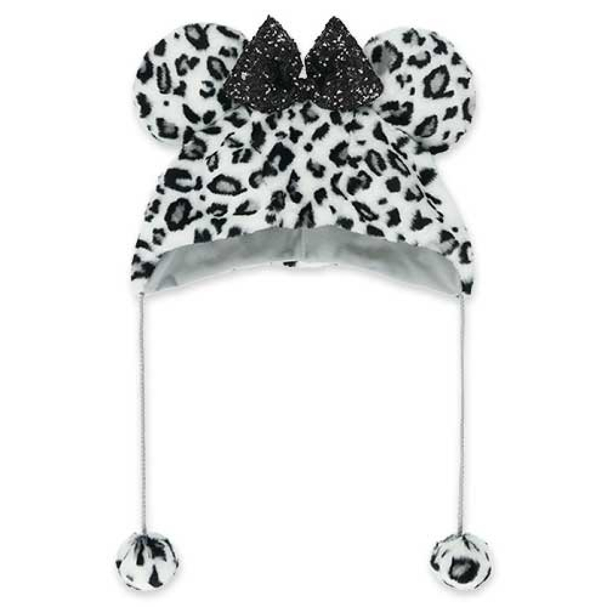 ミニーヒョウ柄ファンキャップ（モノトーン）| キャステル | CASTEL