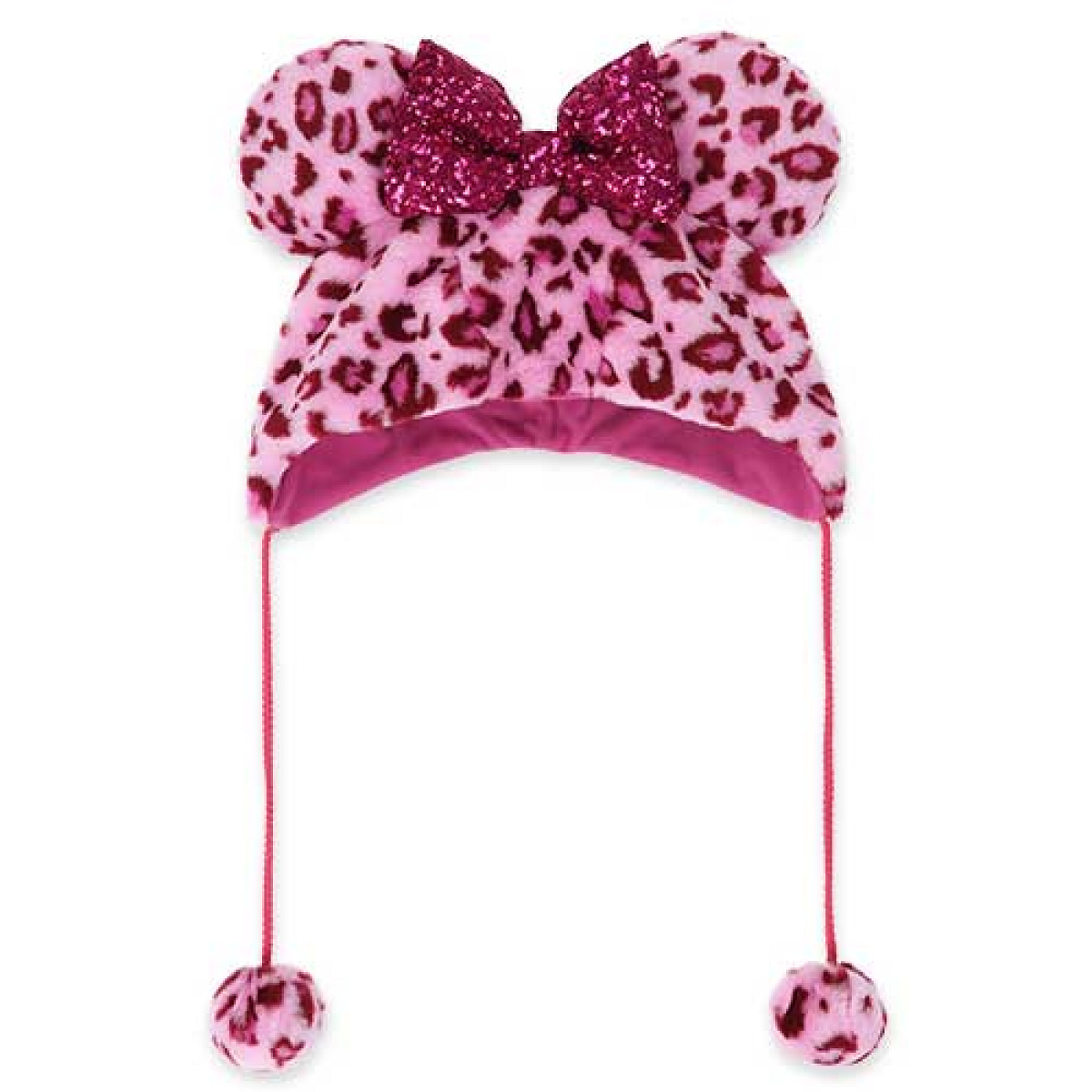 ピンク ヒョウ柄 ミニー ファンキャップ ディズニー セパレート