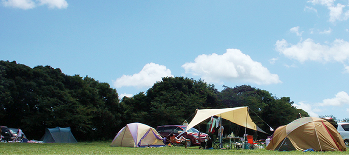 成田ゆめ牧場のキャンプ場