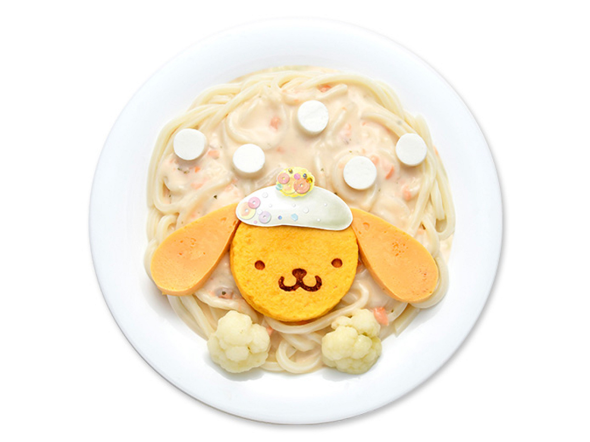 わんぱくプリンの雪あそびクリームうどん