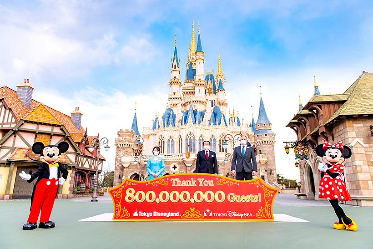 東京ディズニーリゾートの入場者数が8億人に到達