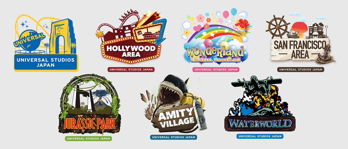 USJオリジナルデザインのスタンプ