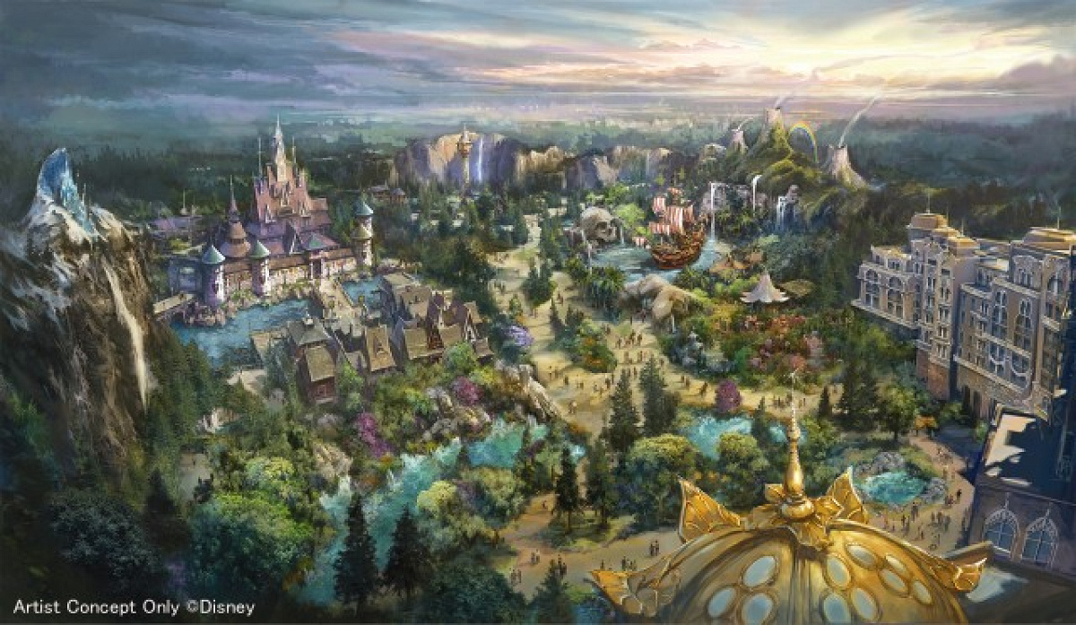 ファンタジースプリングスの全景