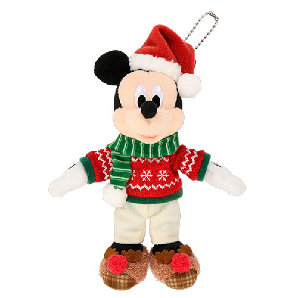 ぬいぐるみバッジ(ディズニークリスマスグッズ2024)| キャステル