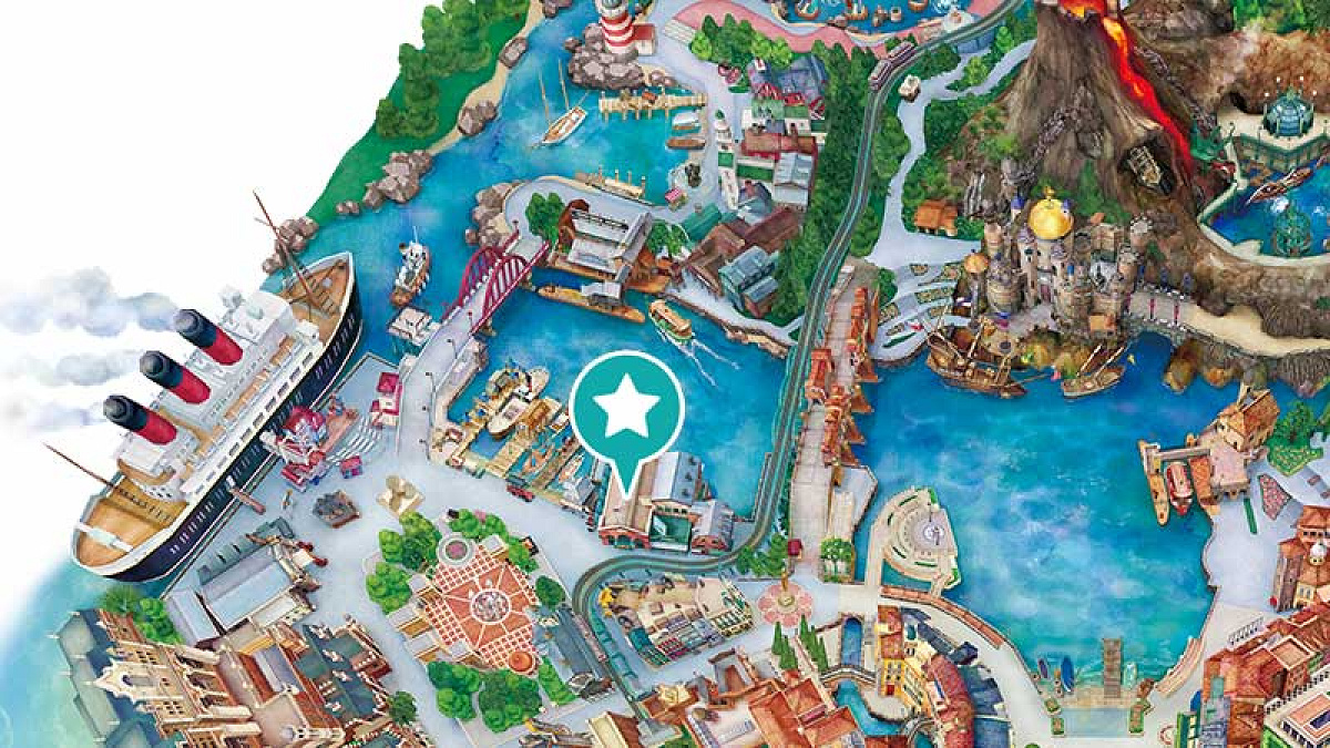 レストラン櫻 テラス席の場所| キャステル | CASTEL ディズニー情報