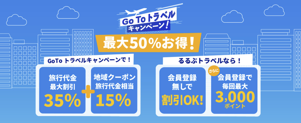 るるぶトラベルのキャンペーン