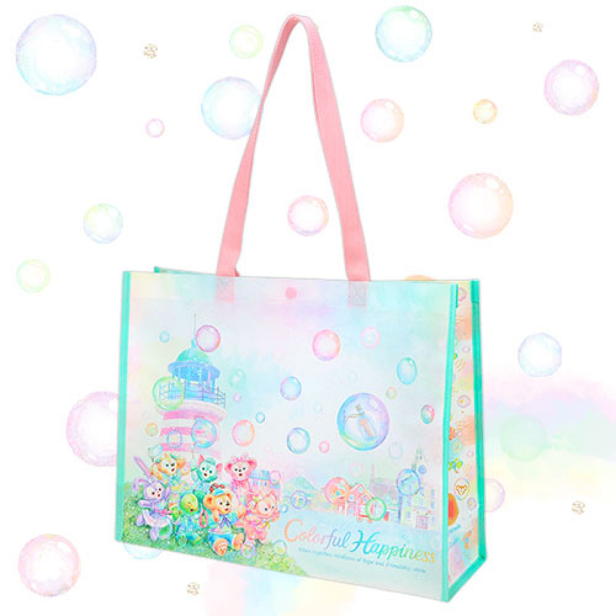 ショッピングバッグ(ダッフィー20周年カラフルハピネスグッズ