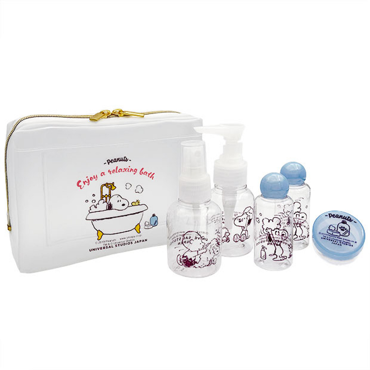 スヌーピー ティンカーベル アイコンクリップ ボトル入り 3個セット