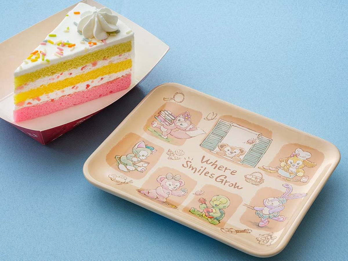 スペシャルケーキ（ピーチ）、スーベニアプレート付き