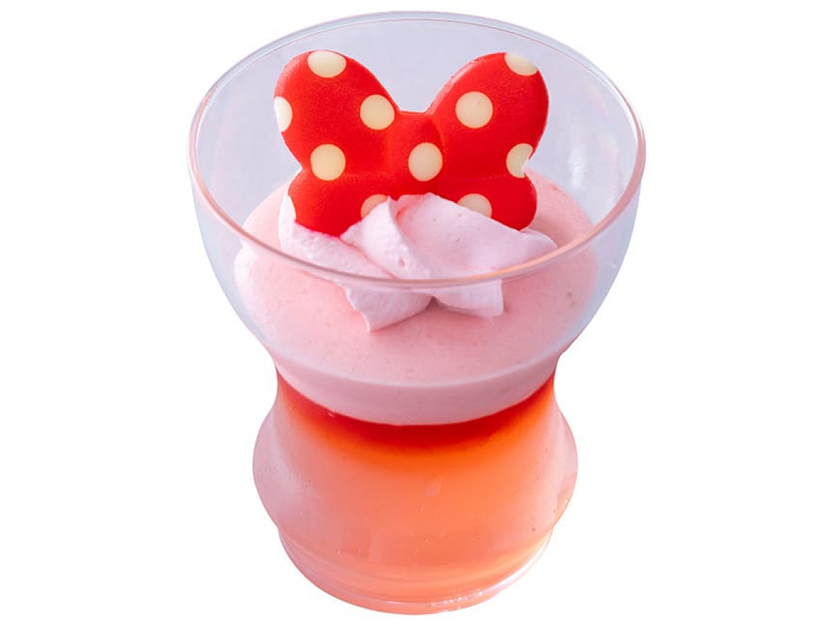 ストロベリームース＆ピーチゼリー