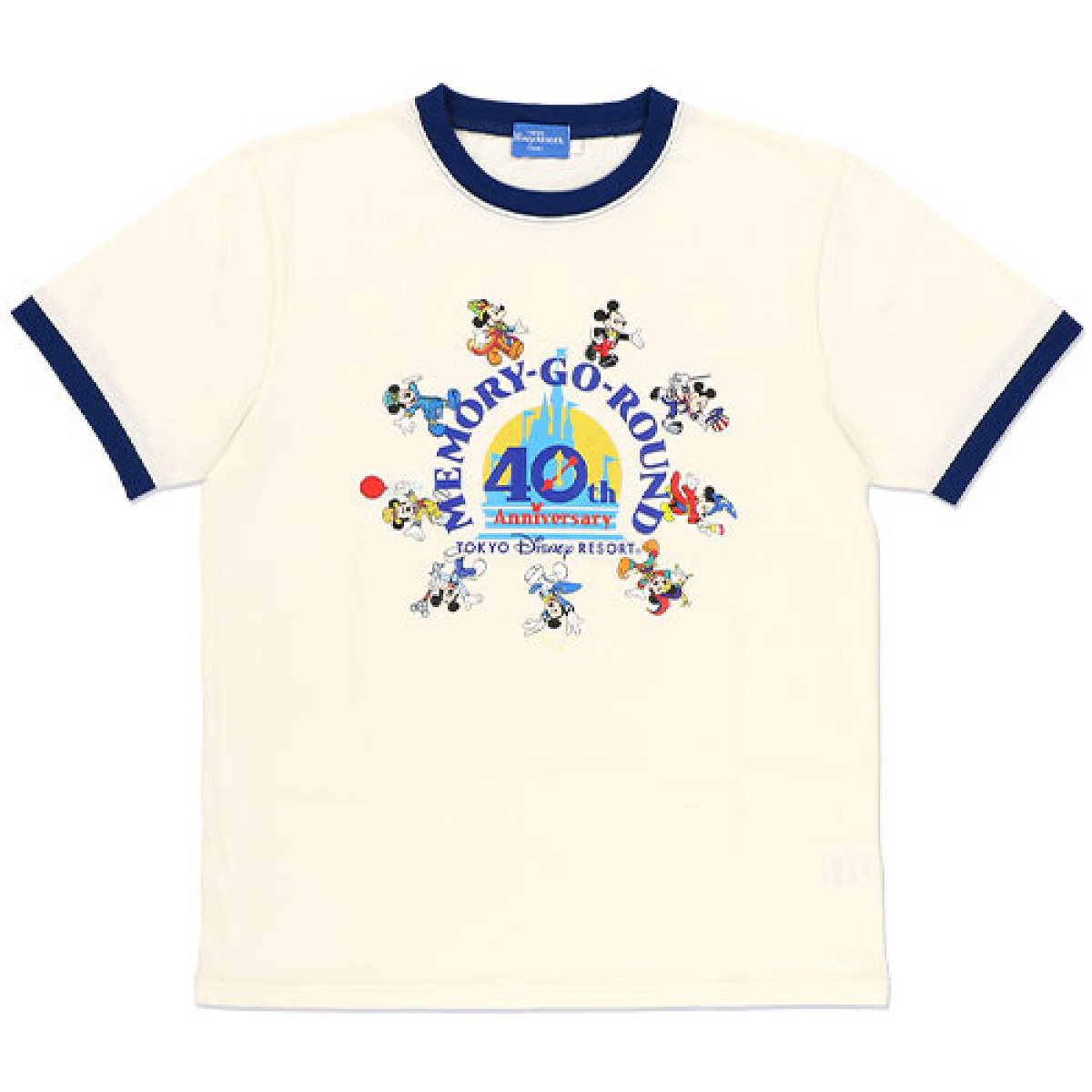 Disney - 【aja】ディズニーランド　40周年Tシャツ　100cm Sサイズ Disney - 【aja様専用】ディズニーランド 40周年Tシャツ 100cm S