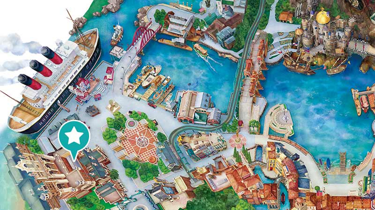 タワーオブテラーの地図| キャステル | CASTEL ディズニー情報