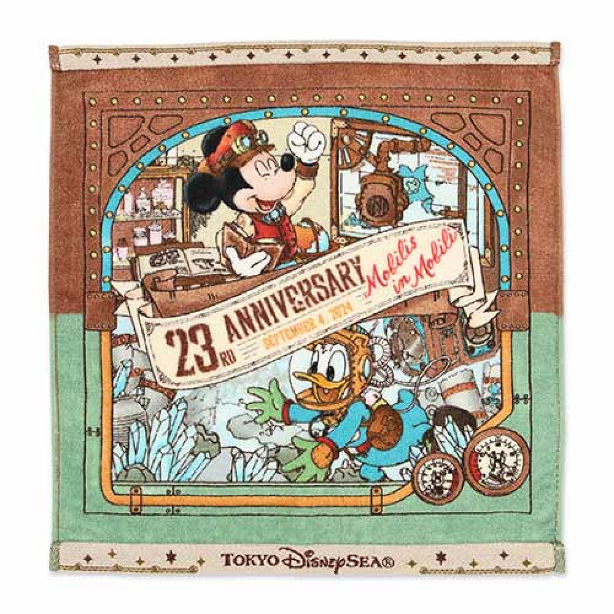 ウォッシュタオル(ディズニーシー23周年グッズ)