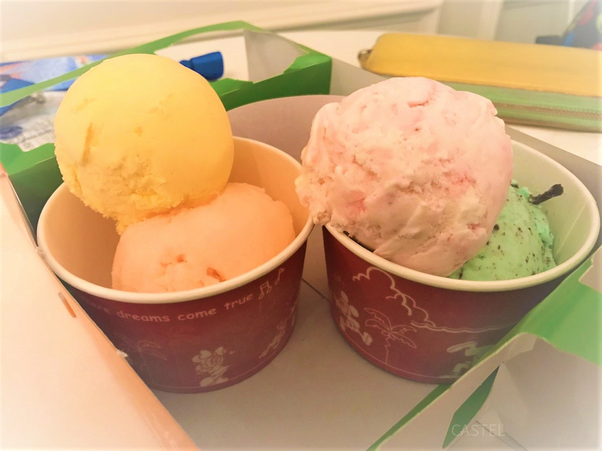 8種のアイスクリーム