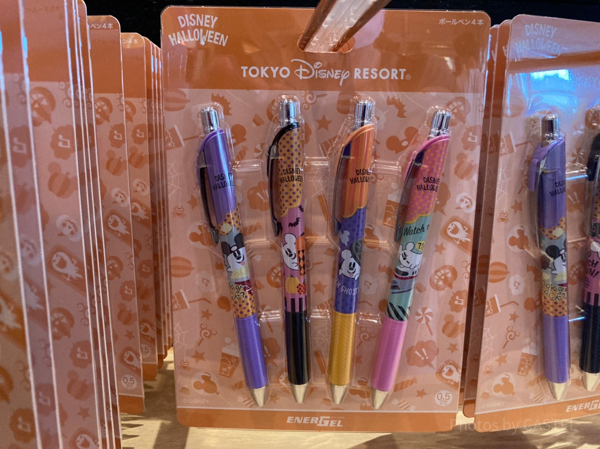 Disney ハロウィン クリスマス マスコット ボールペン セット