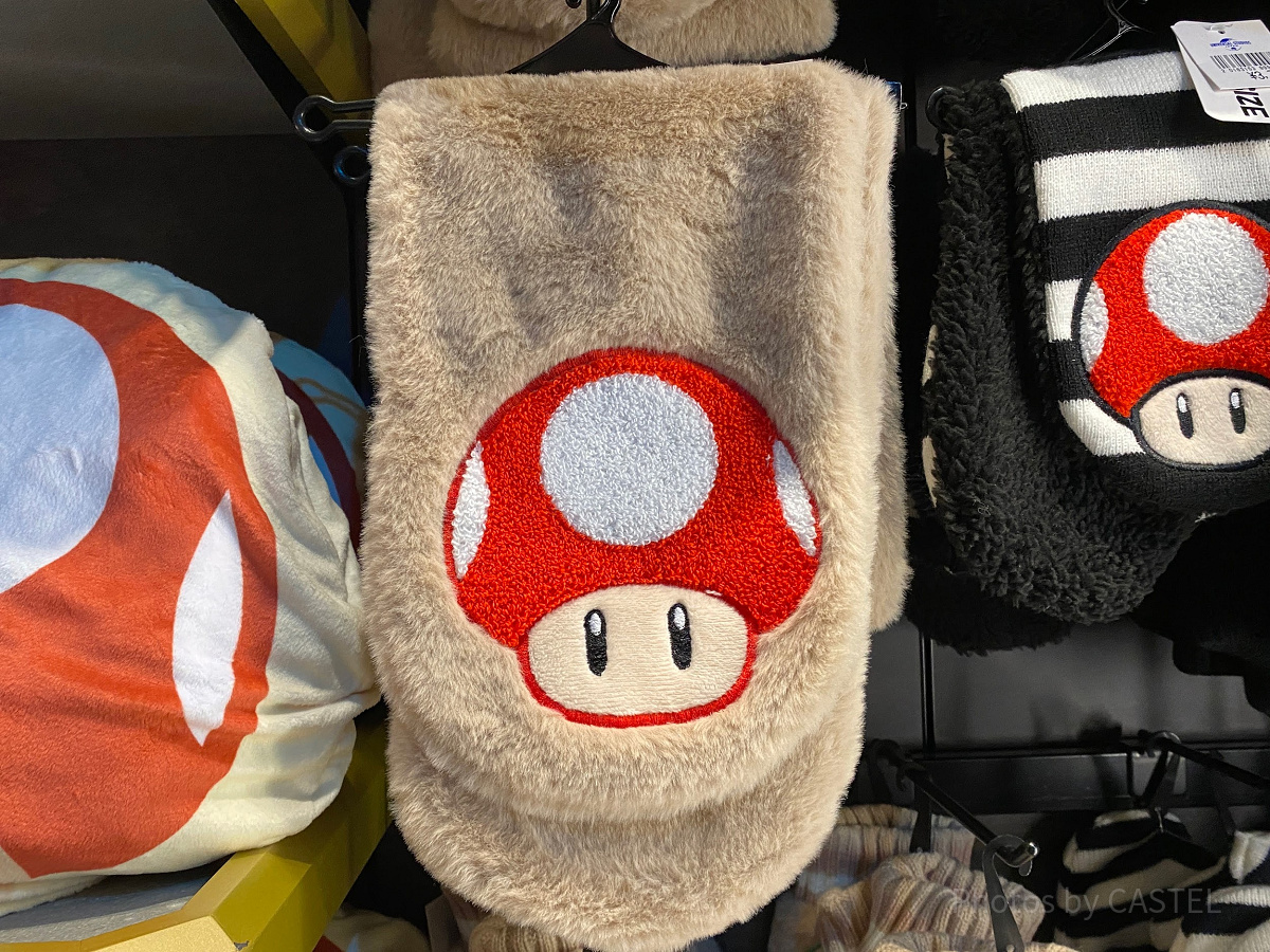 スーパーマリオ「キノコ」のボアマフラー| キャステル | CASTEL