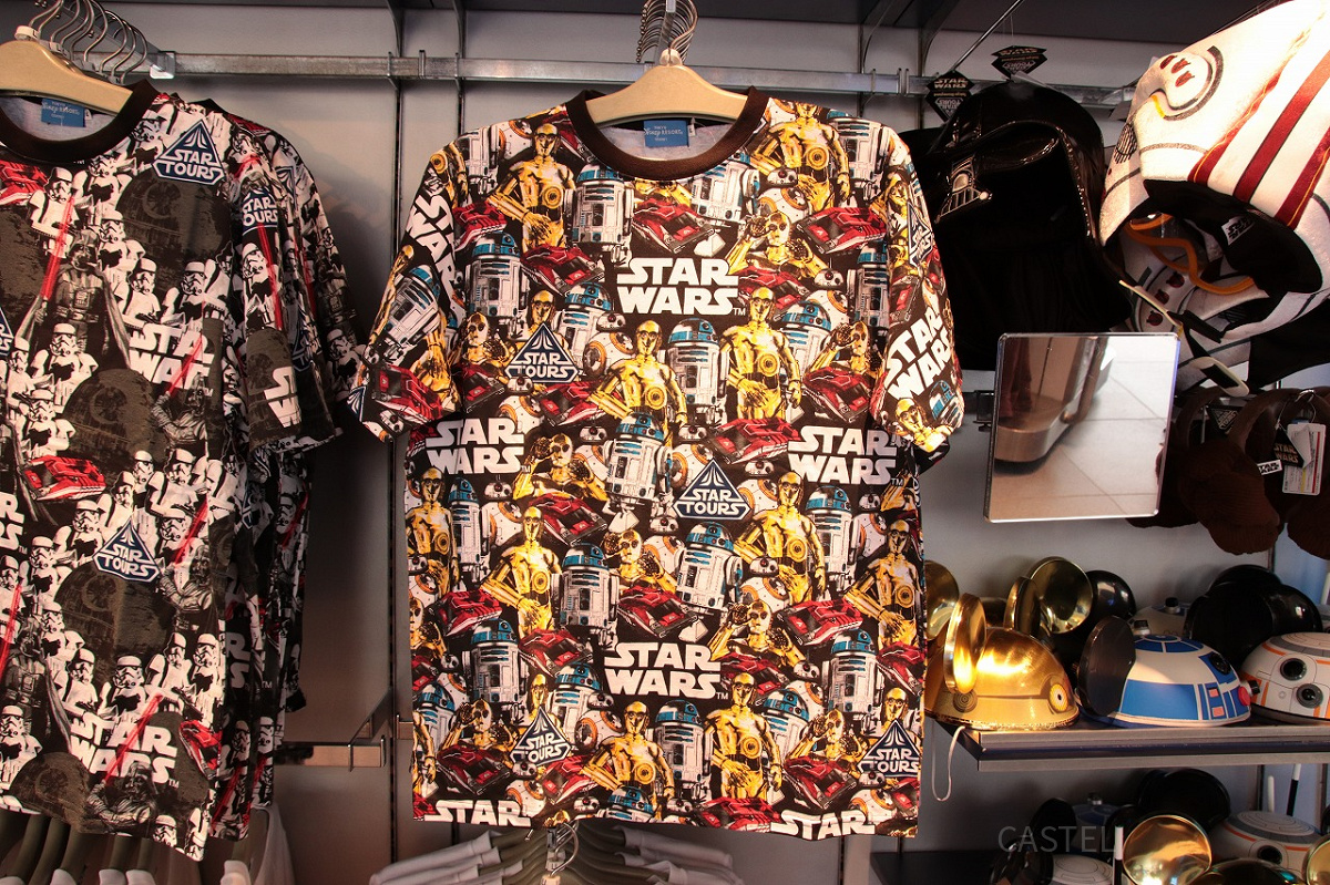 C-3PO/R2-D2総柄Tシャツ