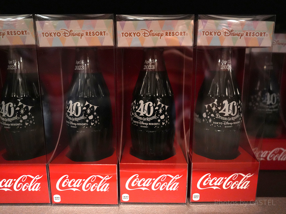 炭酸飲料〈コカ・コーラ〉（ディズニー40周年グッズ）| キャステル