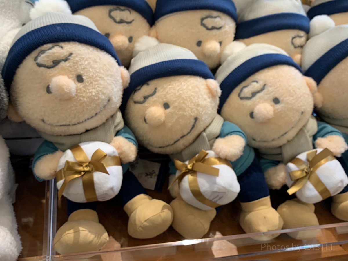 チャーリーブラウンぬいぐるみ（USJクリスマスグッズ2023