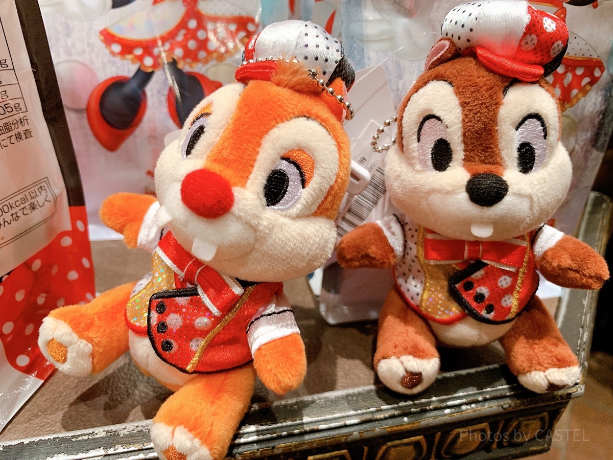 チップとデール　ぬいぐるみバッジ　まとめ売り チップとデールぬいぐるみバッジセット| キャステル | CASTEL