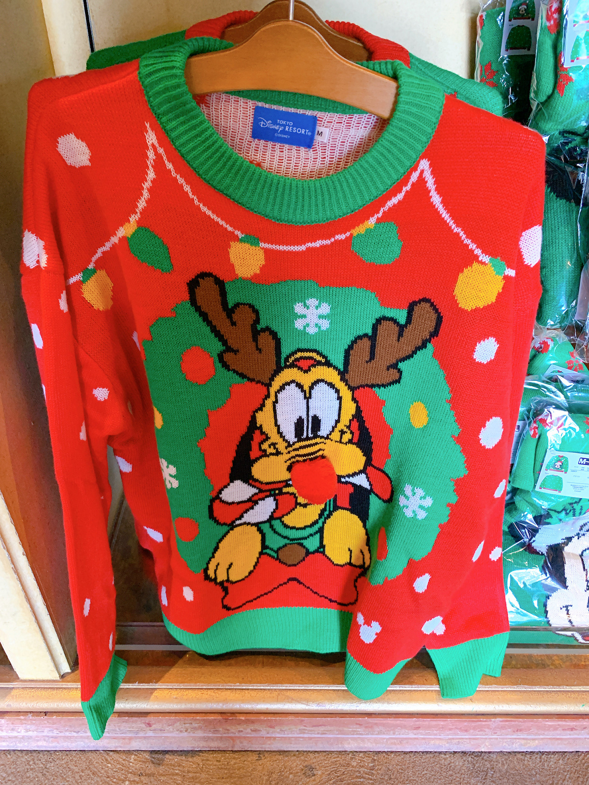 クリスマス限定ディズニーセーター （プルート）