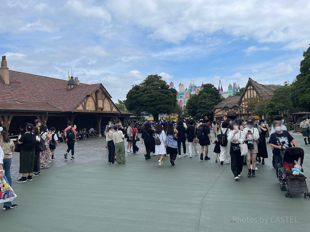 2022年9月15日(木)のディズニーランドの混雑状況